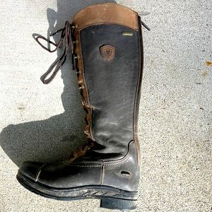 Insulated winter riding boots